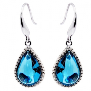 海(hǎi)洋水(shuǐ)晶耳環