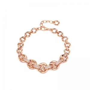 環環相(xiàng)扣銀(yín)手鏈