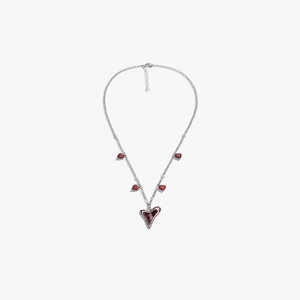 心形锆石項鏈