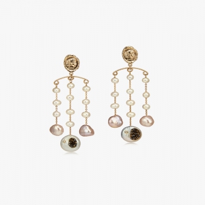 新款巴洛克珍珠耳環