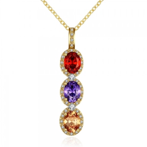 環環相(xiàng)扣銅項鏈