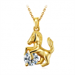 馬到(dào)成功銅項鏈